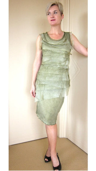 Buy olive C821-Strapless Top or Stylish Skirt