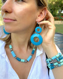 2C18-Stylish Turquoise Fashion Necklace