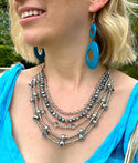 2H365-Beautiful Multi Strand Beaded Necklace