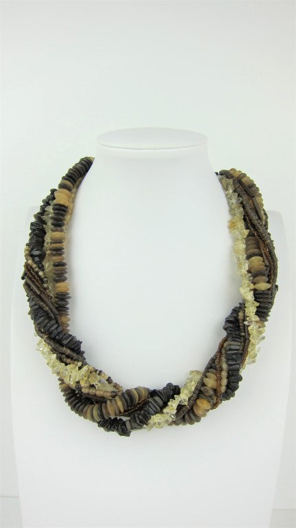2J477-Elegant Multi Layered Necklace