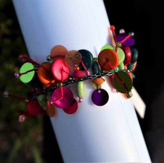 4B283-Beautiful Multi Coloured Bracelet