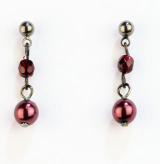 Buy ruby 5A020-Simple Stylish Drop Earrings