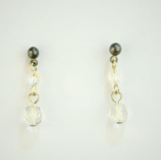 Buy clear 5A020-Simple Stylish Drop Earrings