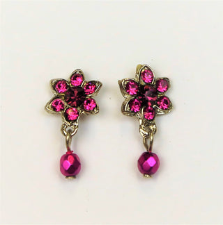 5A046-Flower Drop Earrings