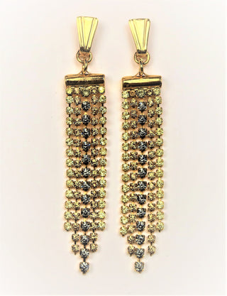 5A052-Chandelier Earrings With Swarovski Crystals