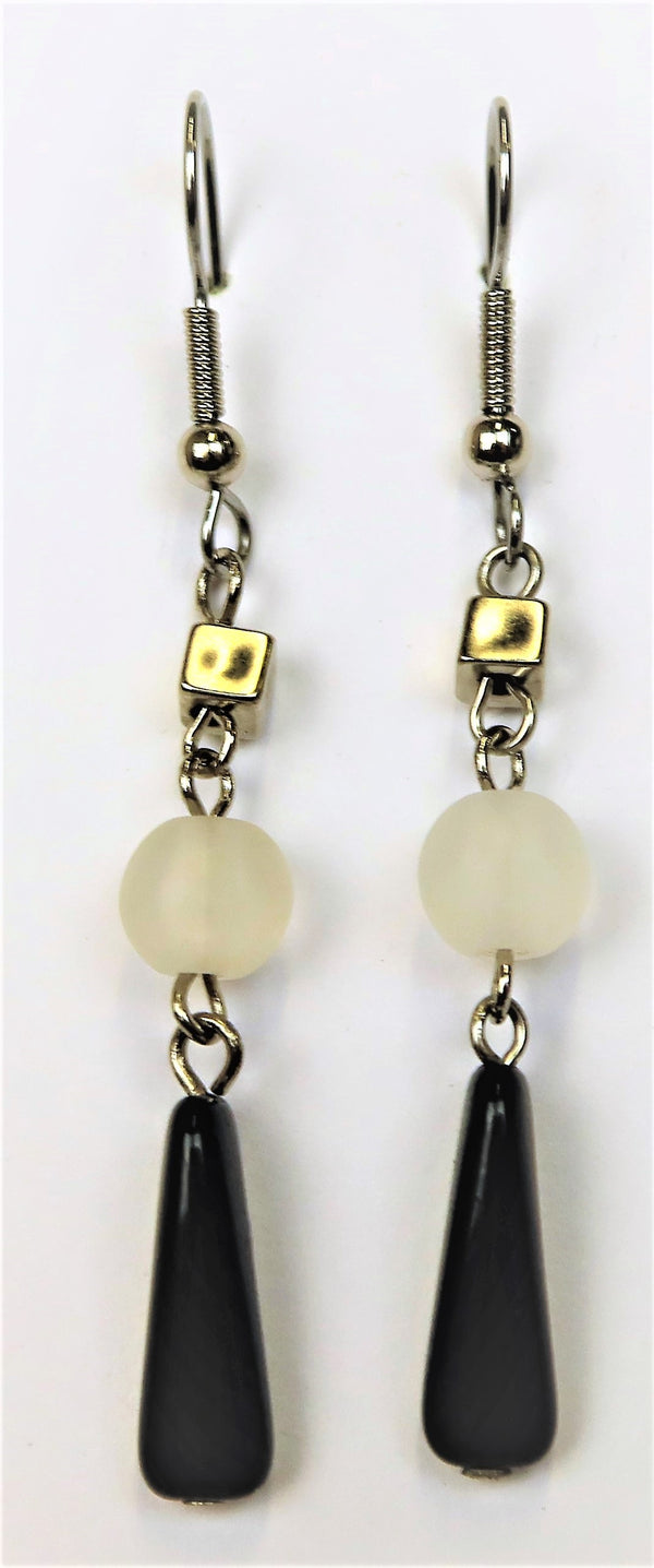 5A101b-Beautiful Long Beaded Earrings
