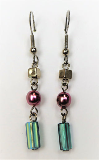 Buy multi 5A101b-Beautiful Long Beaded Earrings