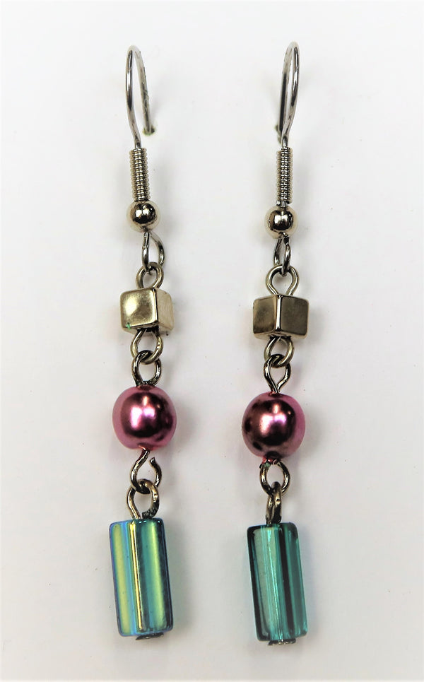 5A101b-Beautiful Long Beaded Earrings