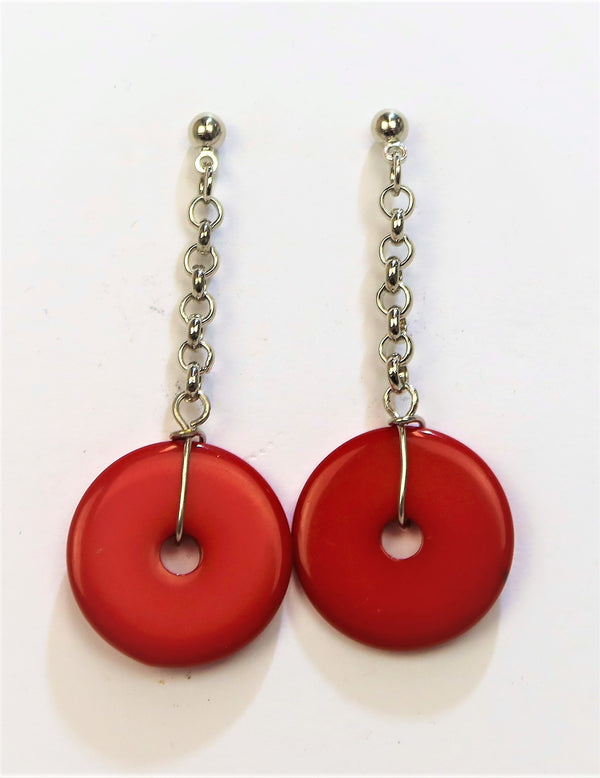 5A119-Circle Drop Earrings