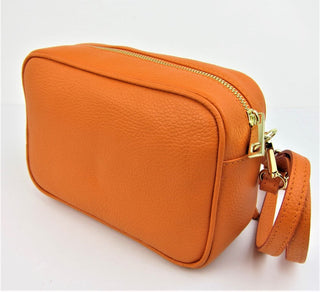 Buy orange BM513 - Small Genuine Leather Shoulderbag