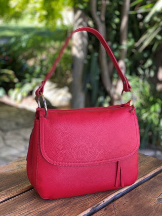Buy red BM131 - Genuine Leather Hand/Shoulder Bag
