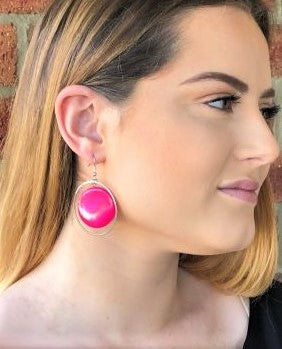 fashion earrings, ladies earrings, womens accessories, round earrings