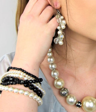 Fashion bracelet, Womens pearl bracelet, immitation jewellery