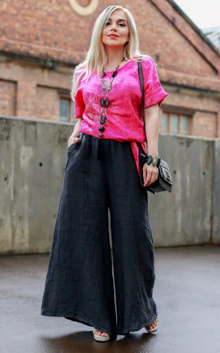 L018-Conti Moda Italian Linen pants