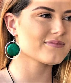 fashion earrings, ladies earrings, womens accessories, round earrings