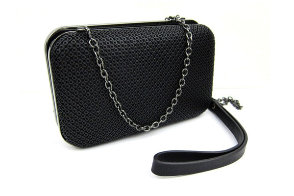 Gunmetal best sale evening bag